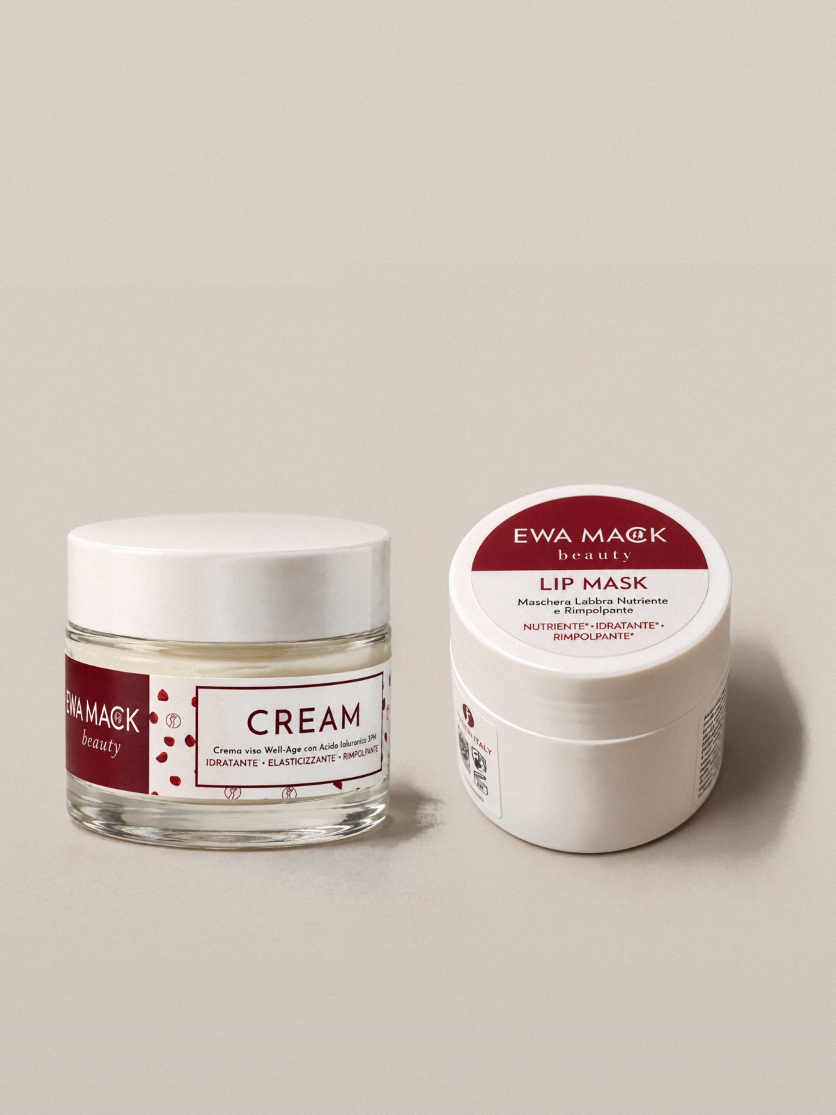 I prodotti della linea Beauty EWA MACK