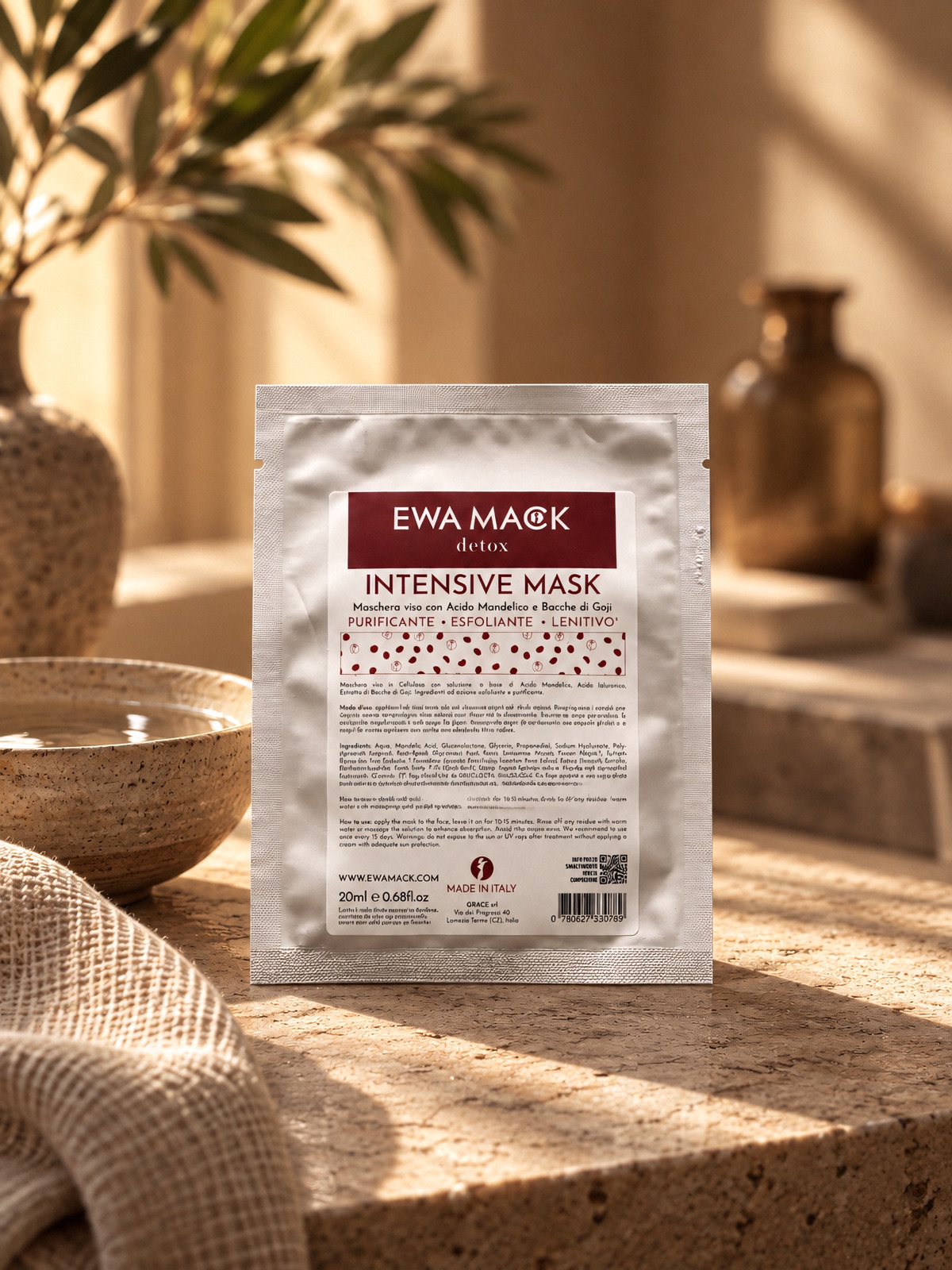I prodotti della linea Detox EWA MACK