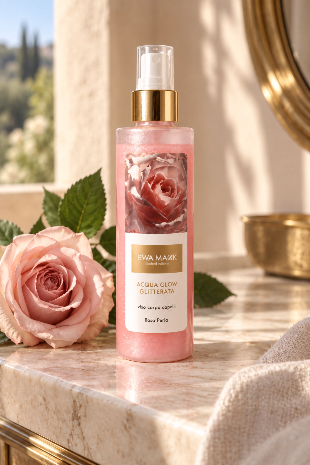 limited edition ACQUA GLOW GLITTERATA Rosa Perla, foto 3