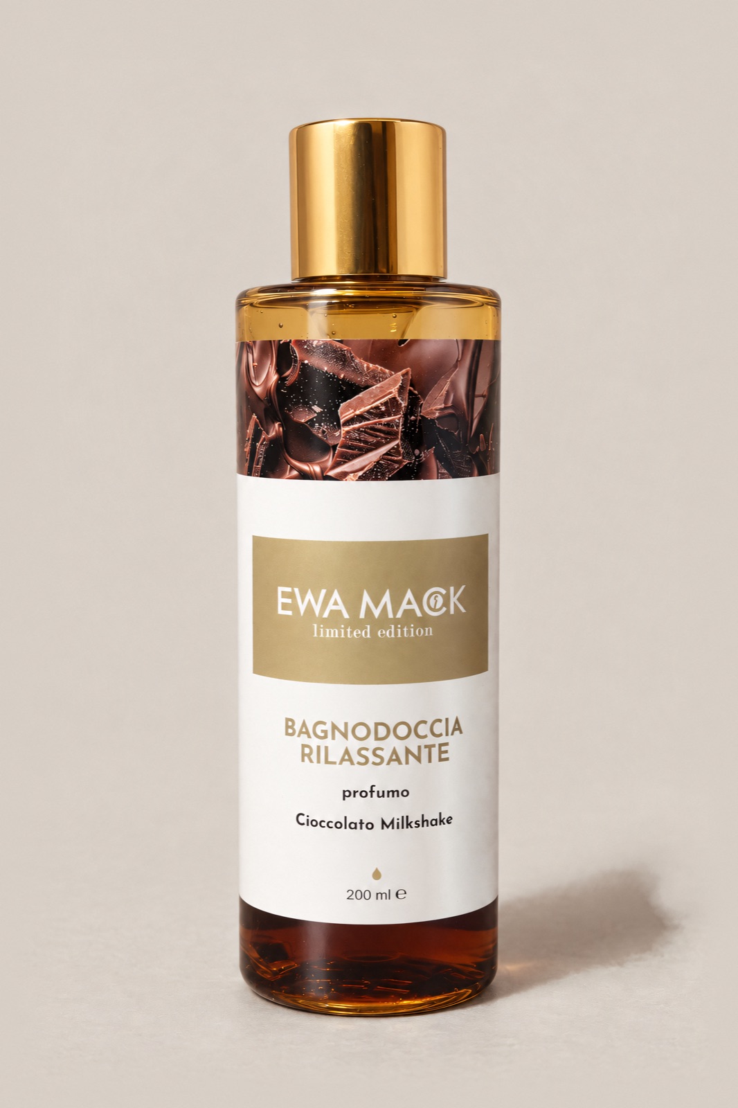limited edition BAGNODOCCIA RILASSANTE Cioccolato Milkshake, linea Limited Edition EWA MACK