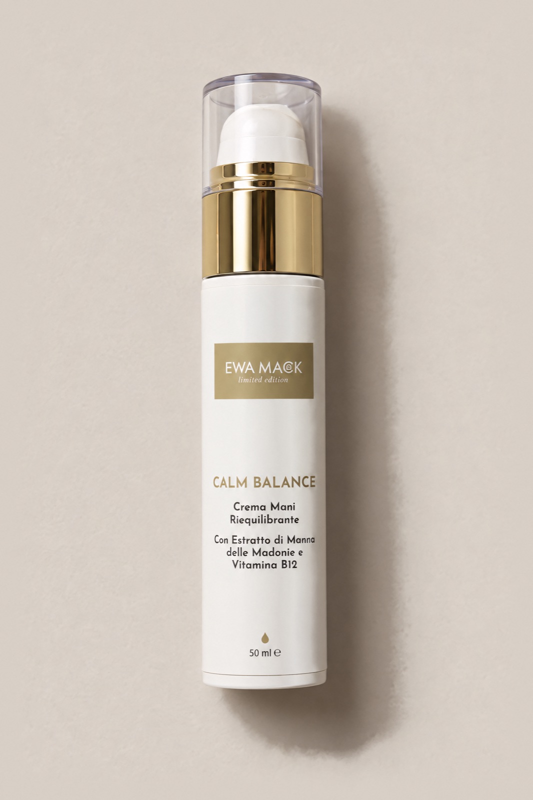 limited edition CALM BALANCE Crema Mani Riequilibrante, linea Limited Edition EWA MACK