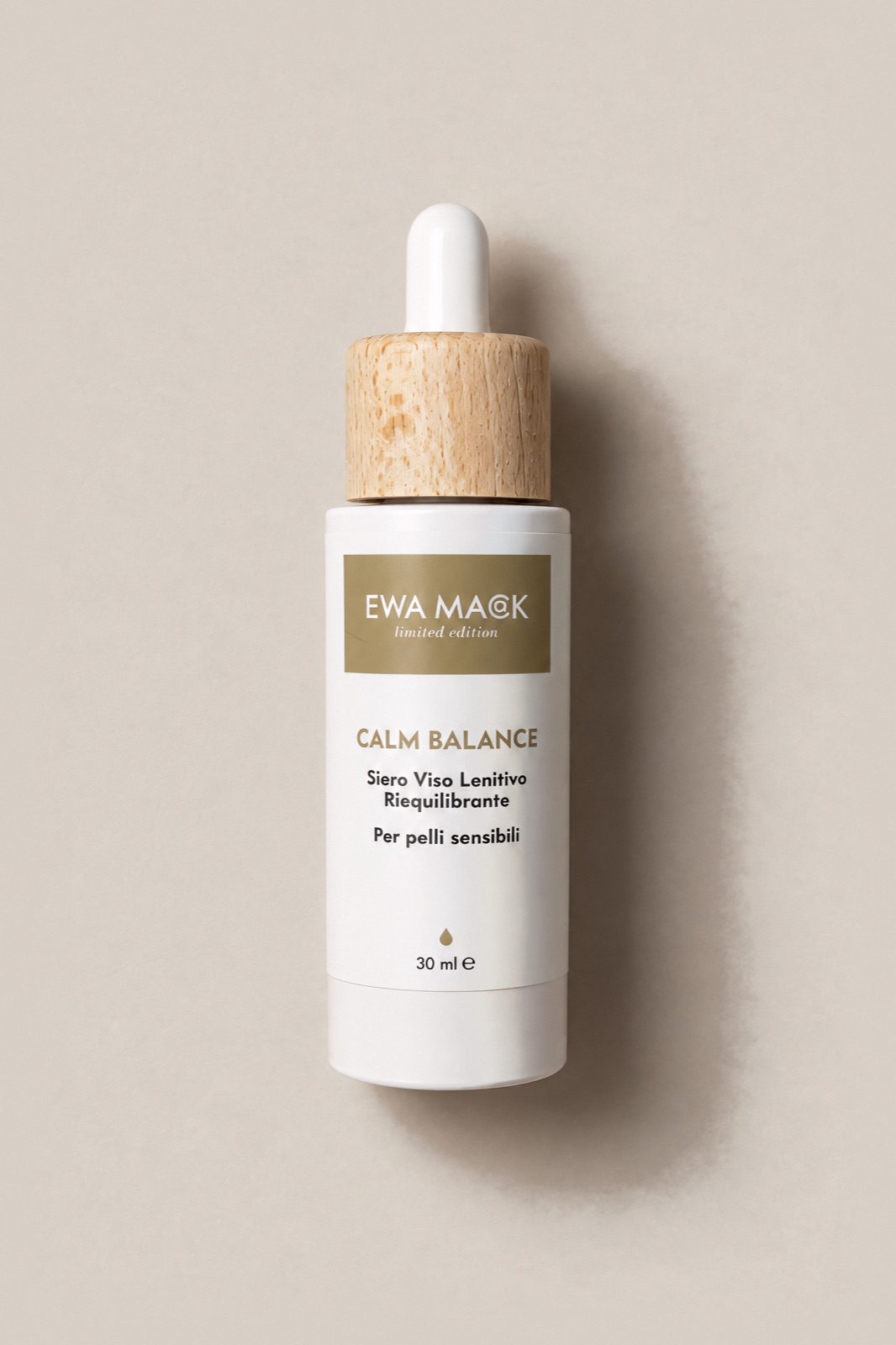 limited edition CALM BALANCE Siero Viso Lenitivo Riequilibrante, 30 ml, linea Limited Edition EWA MACK