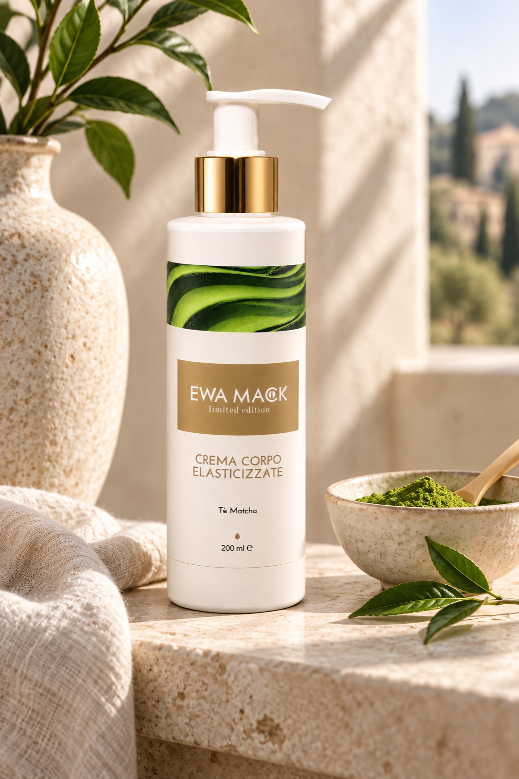 limited edition CREMA CORPO ELASTICIZZANTE Tè Matcha, foto 3