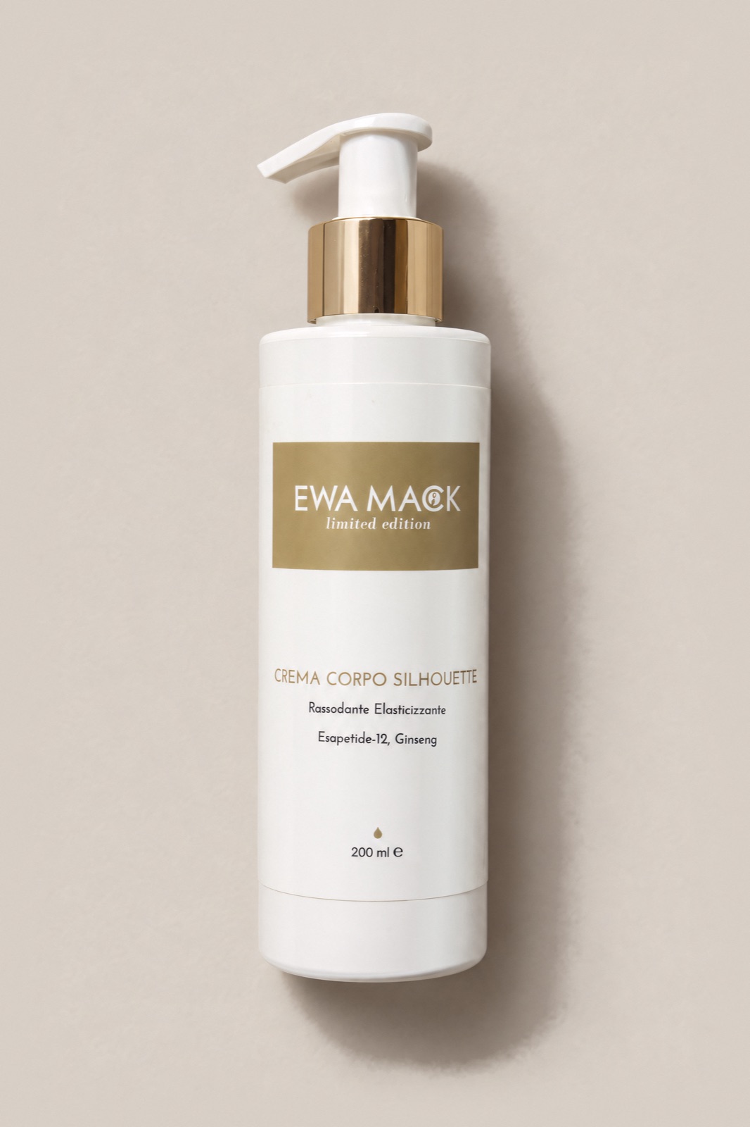 limited edition CREMA CORPO SILHOUETTE, linea Limited Edition EWA MACK