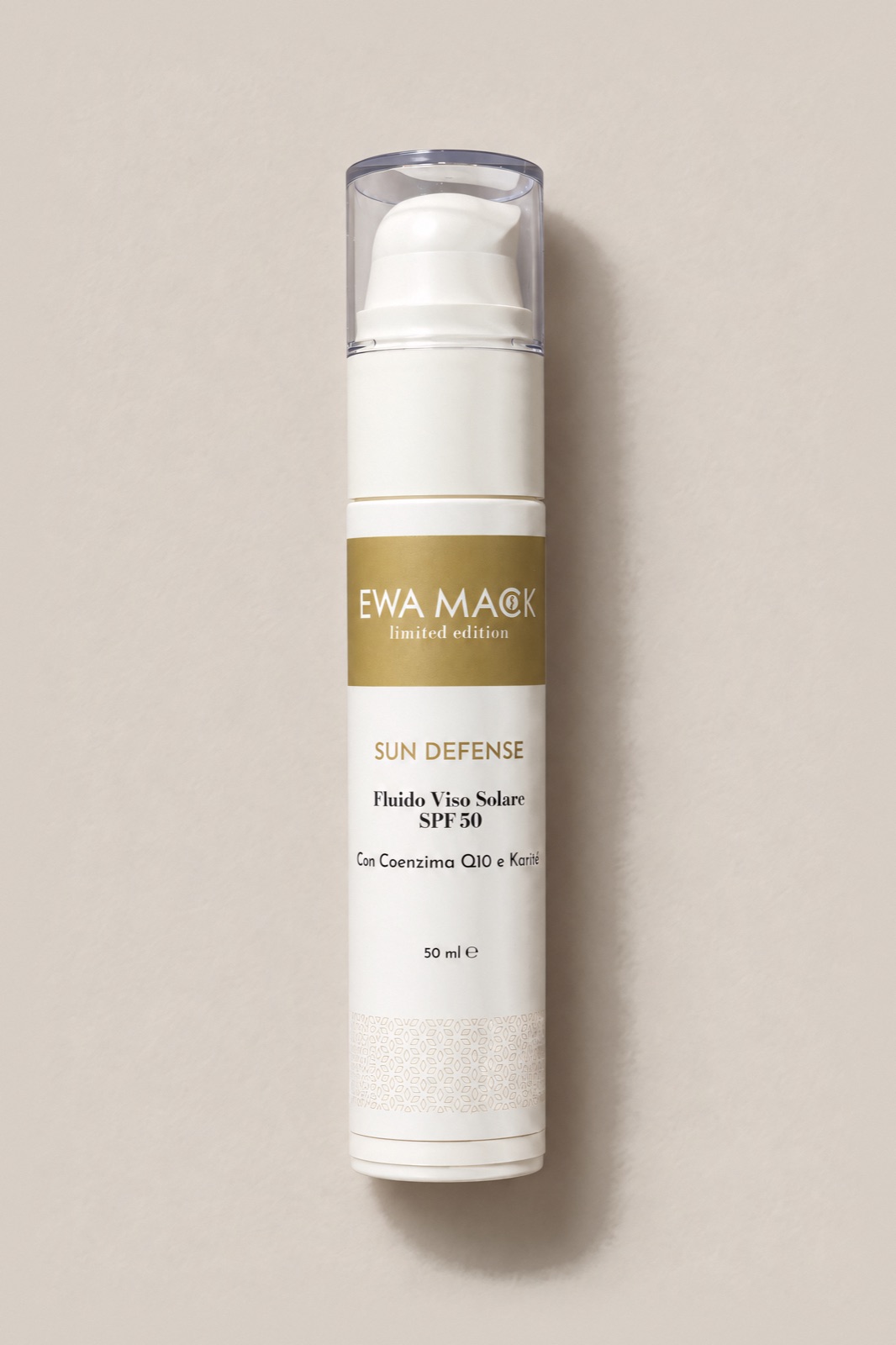 limited edition SUN DEFENSE Fluido Viso Solare SPF 50, linea Limited Edition EWA MACK