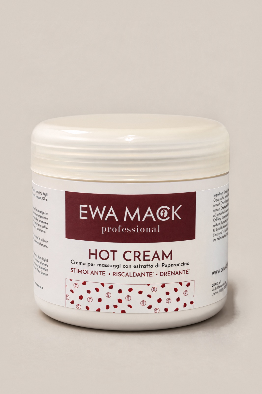 professional HOT CREAM, linea Professional EWA MACK